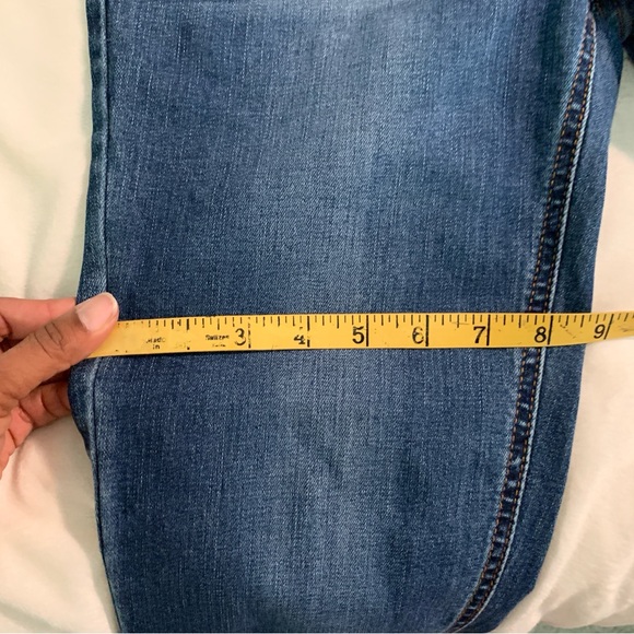 Kensie Sz 8/29 Effortless Ankle Mid Rise Dark Blue Straight Jeans - Picture 5 of 10